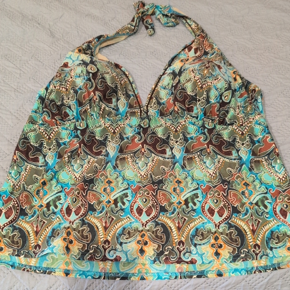 Multicolor Halter Top